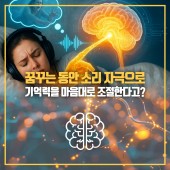 꿈꾸는 동안 소리 자극으로 기억을 조절한다고?